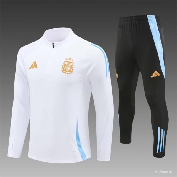 [24/25] Argentina White Gold Jacket & Trackpant Combo