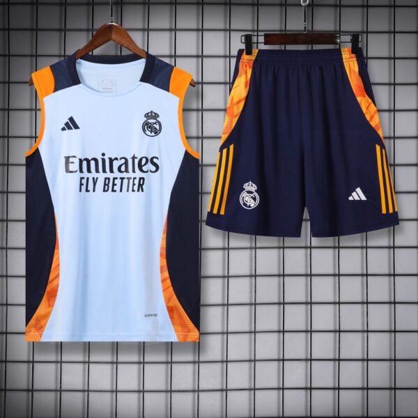Real Madrid Orange Sleeveless training kit