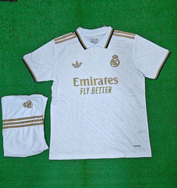 Real Madrid White Concept Jersey With Shorts