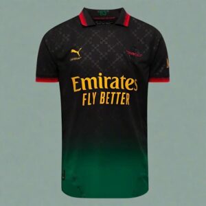 AC MILAN X OFF WHITE BLACK PLAYER VERSION