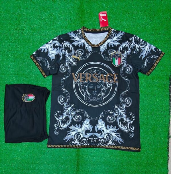 ITALY X BLACK VERSACE EDITION JERSEY AND SHORTS