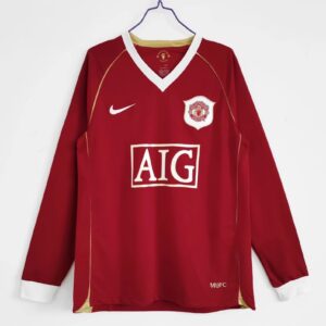 Retro Manchester United Home 08/09 Full Sleeve