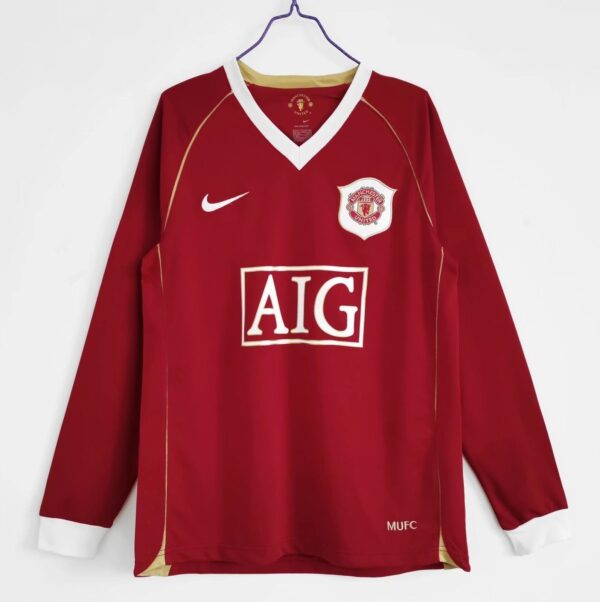 Retro Manchester United Home 08/09 Full Sleeve