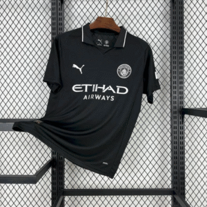 Manchester City Away Black Jersey 25-26 Season