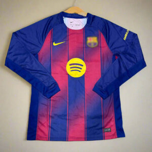 FC Barcelona Football Jersey Home 25-26 Season FULL SLEEVE