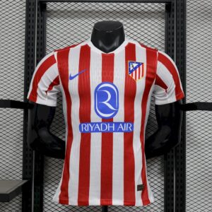 Atletico Madrid Jersey Home 25-26 Season PLAYER VERSION