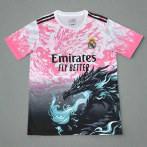 Real Madrid Madrid Pink & Blue Dragon Special Edition Jersey 25-26 Season