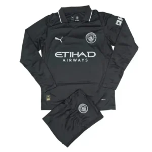 Manchester city away 25/26 Full Sleeves First Quality Fan Set
