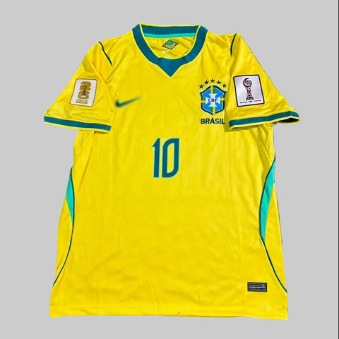 Brazil NEYMAR 10 Home Jersey World Cup 2026 With FIFA WC Patch Player Version - Image 2