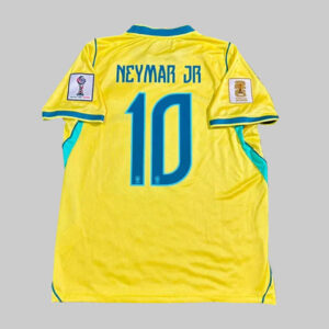 Brazil NEYMAR 10 Home Jersey World Cup 2026 With FIFA WC Patch Player Version