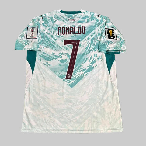 Portugal RONALDO 7 Away Jersey World Cup 2026 With FIFA WC Patch Player Version - Image 3